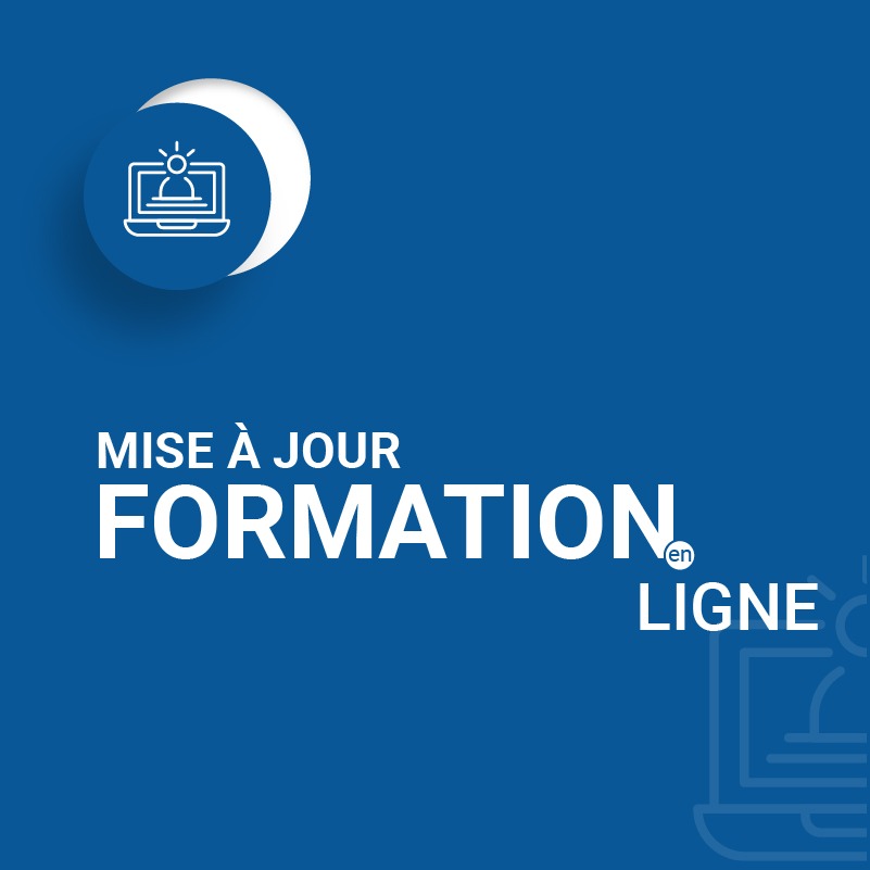 Mise à jour formation 100 % ligne