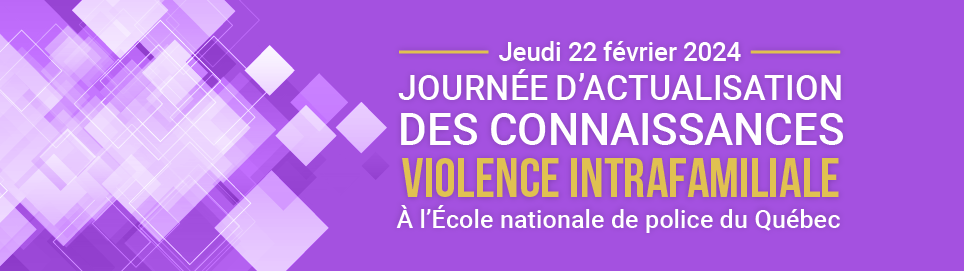 Journée d'actualisation des compétence - Violence intrafamiliale