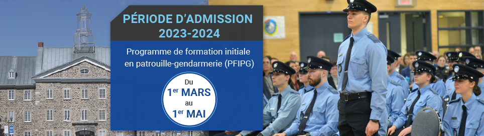 Admission PFIPG - 1er mars au 1er mai
