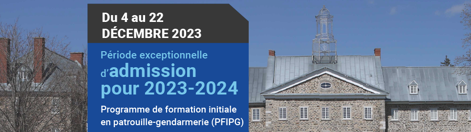 Période exceptionnelle d'admission 2023-2024